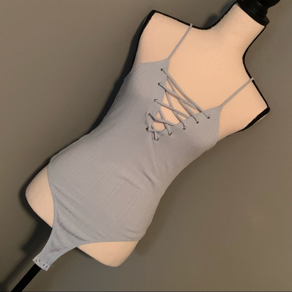 Baby blue bodysuit